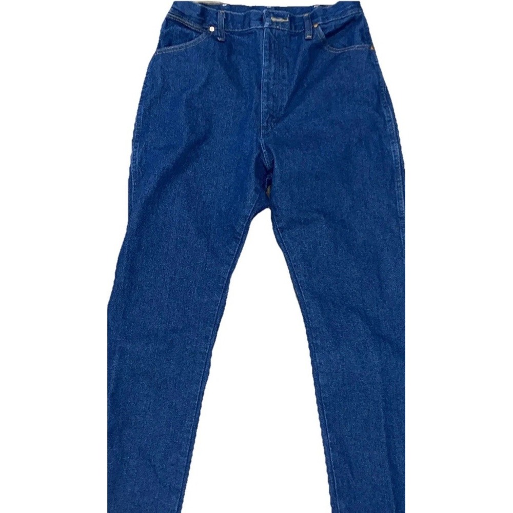 Wrangler Tall Western 14MWZG Jeans Womens‎ Tall Blue Denim Dark 30X35
